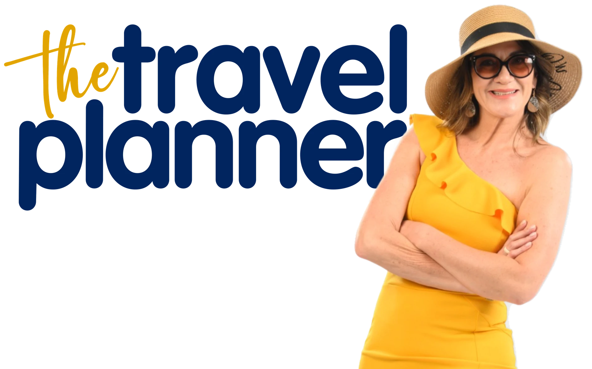 The Travel Planner — Ansonette in haar kenmerkende geel rok